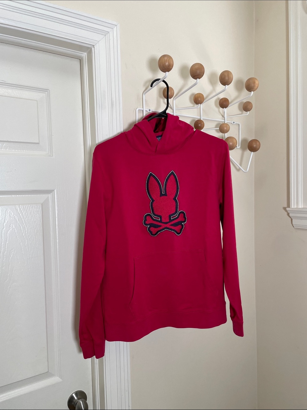 Psycho Bunny Classic Lightweight Hoodie - Red - L
